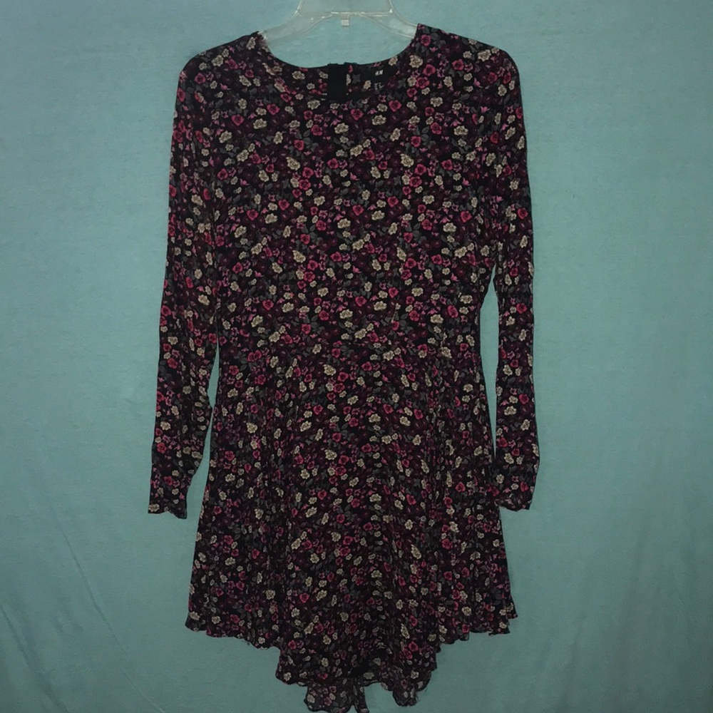 H&M long sleeve floral dress